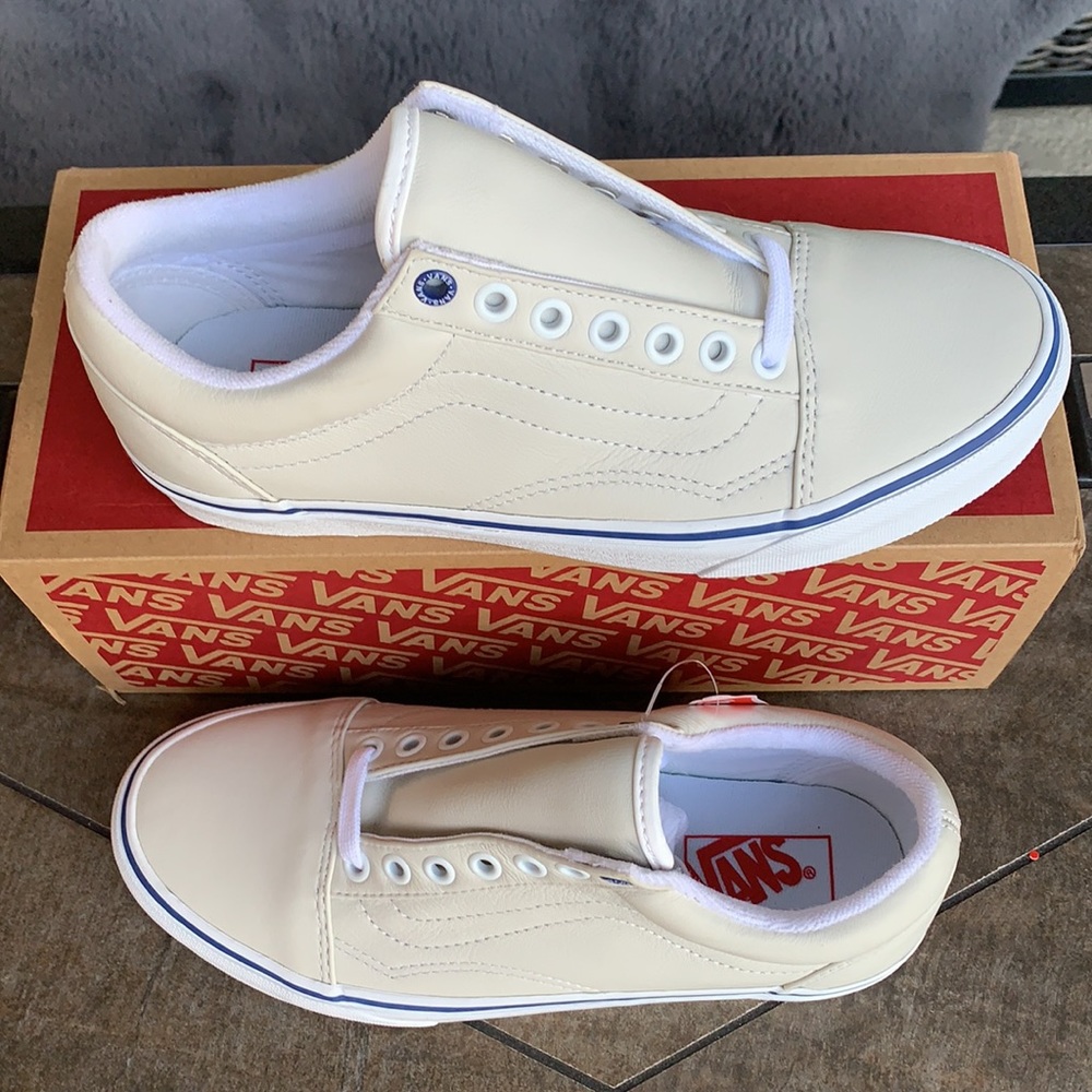 VANS OLD SKOOL BUTTER LEATHER True White/WMNS - Picture 6 of 16